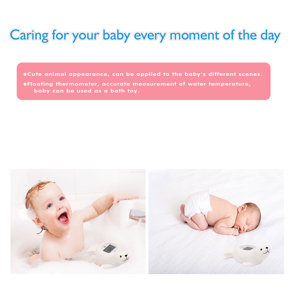 White Seal room and bath thermometer product view 5